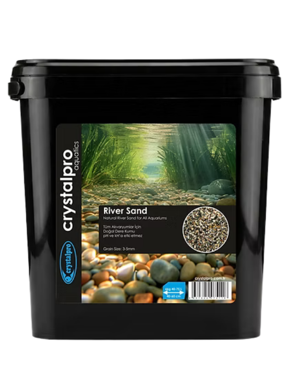 Crystalpro River Sand – akvaryumlab