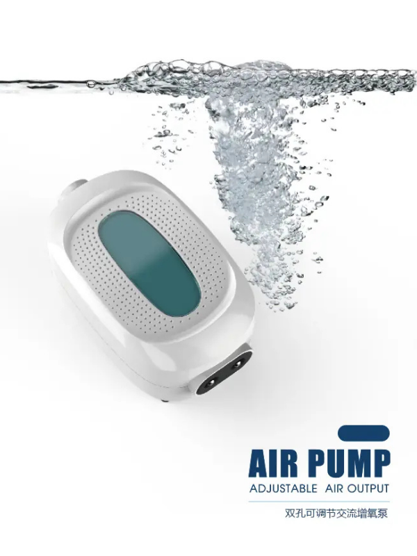 WaterBear Q418 Çift Çıkışlı Hava Motoru 4w 2x2L / Dak.