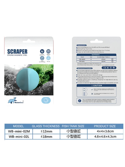 WaterBear Magnet Cleaner Mıknatıslı Cam Sileceği Mini-02M